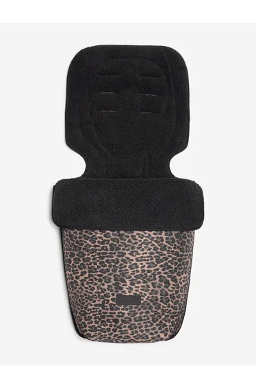 Baby Leopard Footmuff in Brown (90cm)