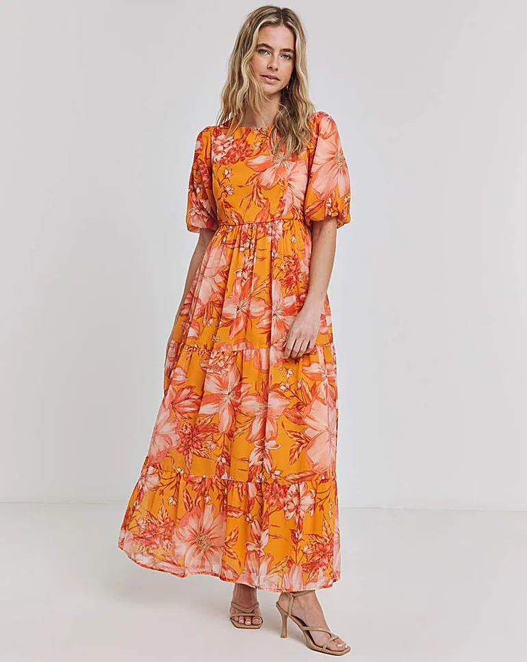 Joanna Hope Lace Up Maxi Dress Simply Be Multicolour : Day Dresses :  VogaCloset Oman
