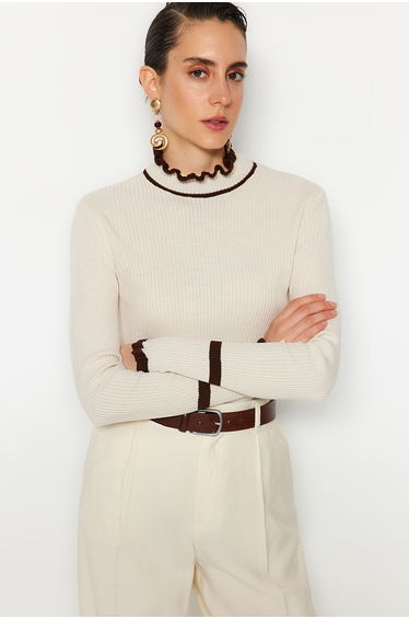 Sweater - Beige - Regular fit