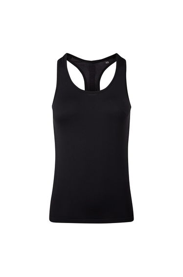 TriDri Womens/Ladies Seamless 3D Fit Multi Sport Sculpt Vest - Full Black