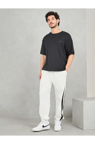 Side Twill Tape Oversized Joggers