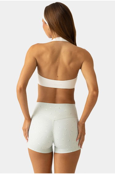 Soft Active Mini Shorts in Matcha Meadow product thumbnail 3