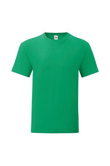 Fruit Of The Loom Mens Iconic T-Shirt - Kelly Green