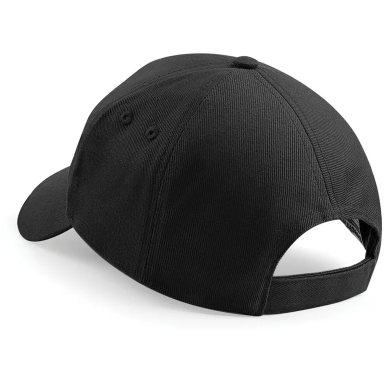 Beechfield Unisex Ultimate 5 Panel Baseball Cap - Black - 1