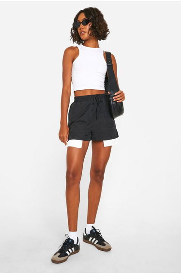 Tall Woven Pocket Detail Shorts