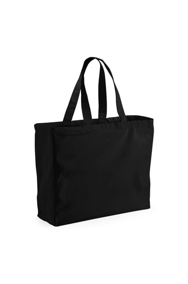 Westford Mill Canvas Classic Shopper Bag - 26 Litres (Pack of 2) - Black