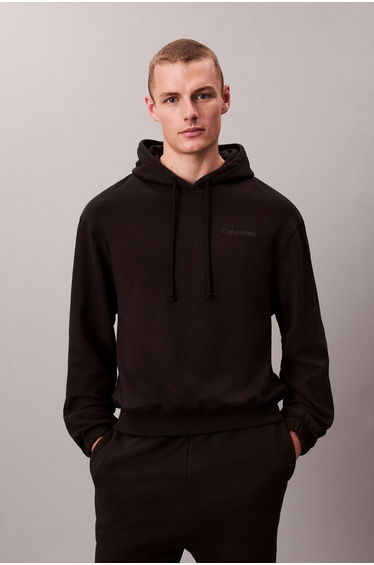 Icon Cotton Terry L/S Hoodie Black