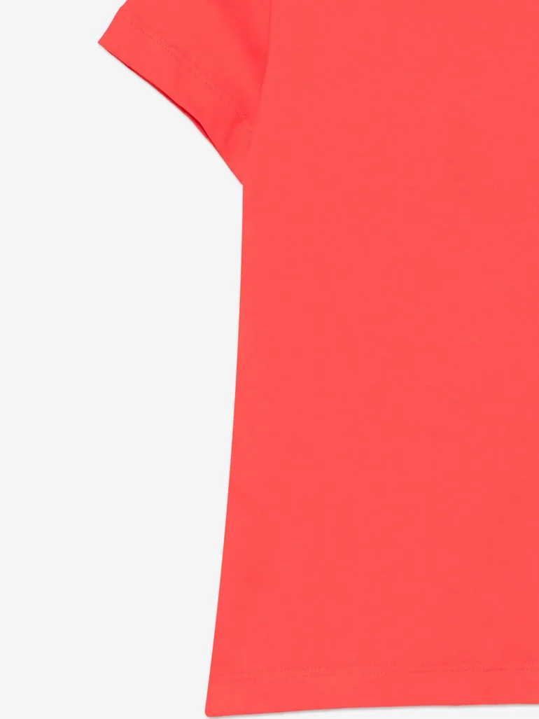 Kids Seasonal Teddy T-Shirt in Red - 3
