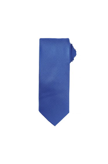 Premier Mens Micro Waffle Formal Work Tie - Royal