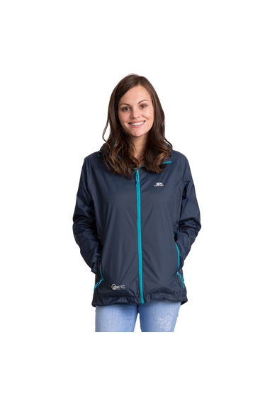 Trespass Womens/Ladies Qikpac Waterproof Packaway Shell Jacket - Navy