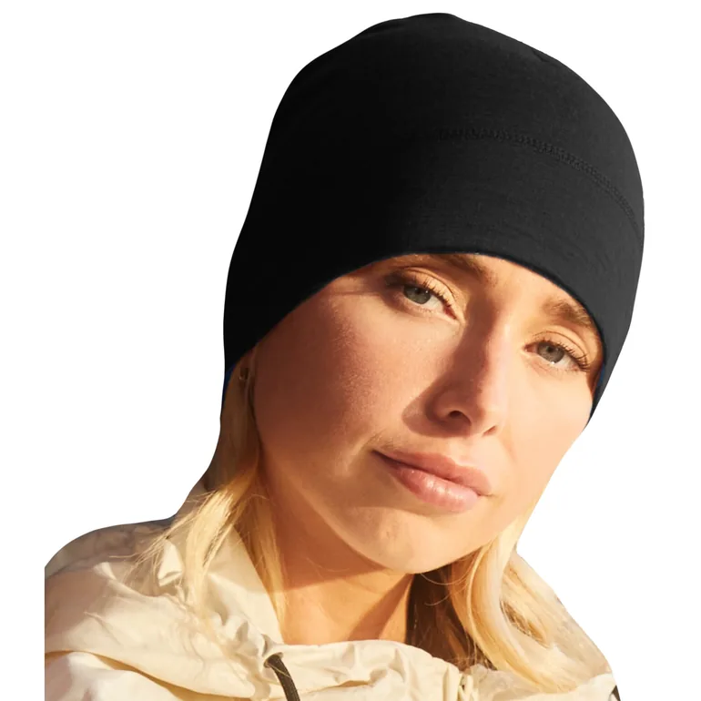 Beechfield Merino Wool Beanie - Black - 1