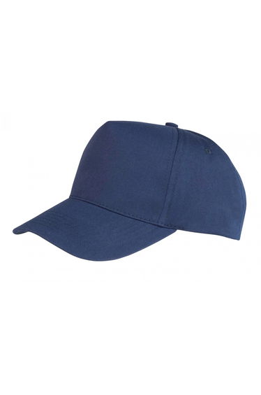 Result Headwear Childrens/Kids Boston 65/35 Polycotton Cap - Navy
