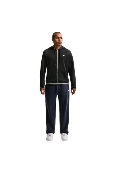 Nike Mens Sportswear Club Full Zip Hoodie - Black
