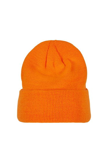 Adults Unisex Heavy knit Beanie - Orange