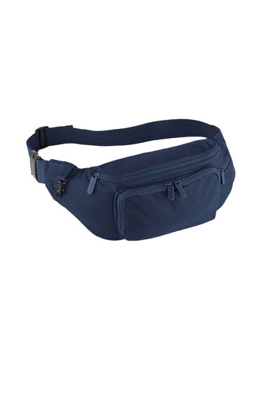Quadra Plain Waist Bag - French Navy