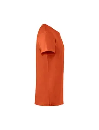 Clique Mens Melange T-Shirt - Blood Orange - 3
