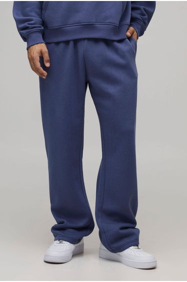 Basic Straight Leg Jogger - indigo