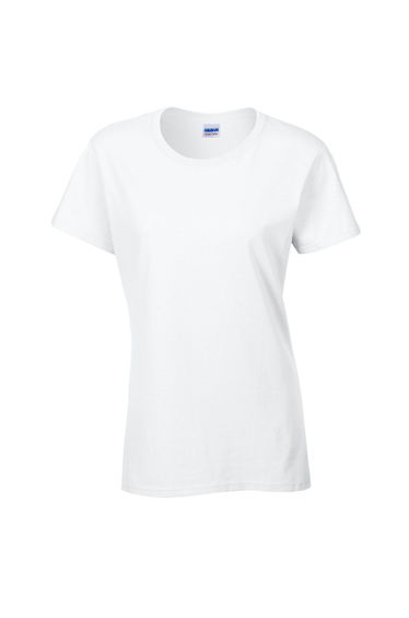 Gildan Womens/Ladies Heavy T-Shirt - White