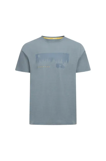 Trespass Mens Jacub Short-Sleeved Casual T-Shirt - Pond Blue