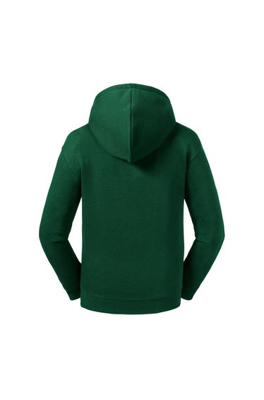 Russell Kids/Childrens Authentic Zip Hooded Sweatshirt - Bottle Green