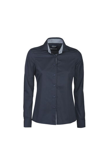 Harvest Womens/Ladies Baltimore Formal Shirt - Navy
