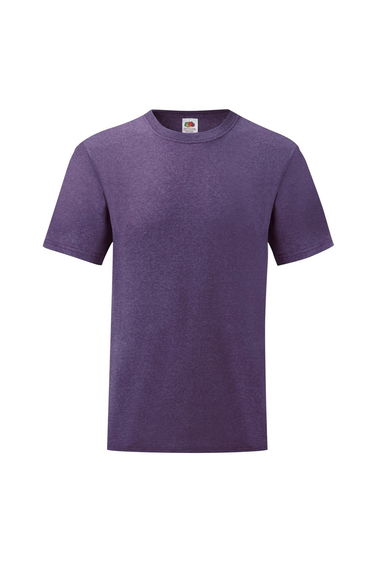 Fruit Of The Loom Mens Valueweight Short Sleeve T-Shirt - Heather Purple