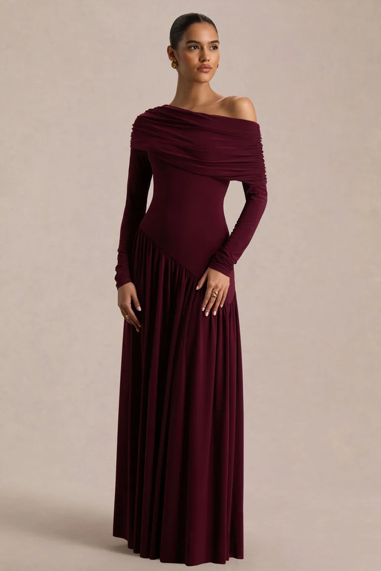 wedding guest dresses elegant Everlane Drop Waist Mini Dress In Pomegranate, Size 4 main image 1