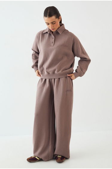 DSGN Studio Straight Leg Jogger - mocha