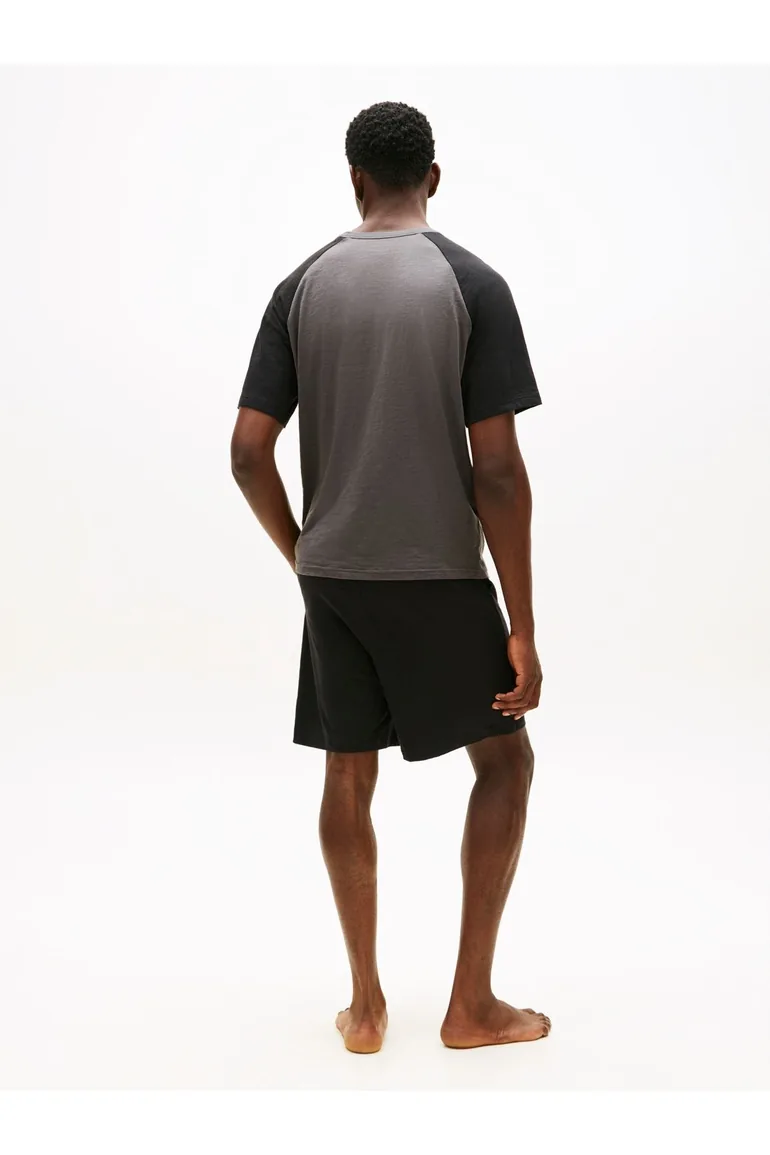 Jersey Short Set Dark Ash/Black - 1