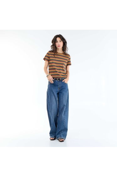 Printed T-shirt BROWN