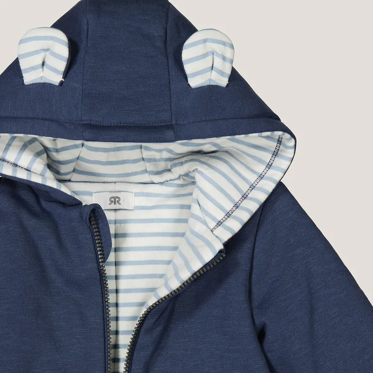 Cotton Fleece Hooded Pramsuit - 2