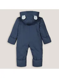 Cotton Fleece Hooded Pramsuit - 1