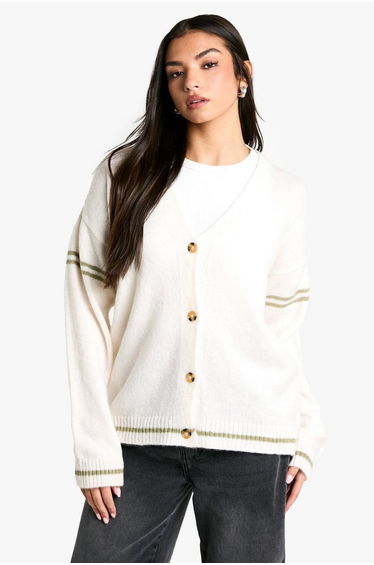 Oversized Knitted Boyfriend Cardigan