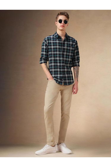 Checked Long Sleeves Casual Shirt