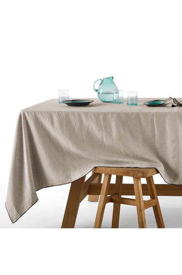 Suzy 100% Washed Linen Tablecloth