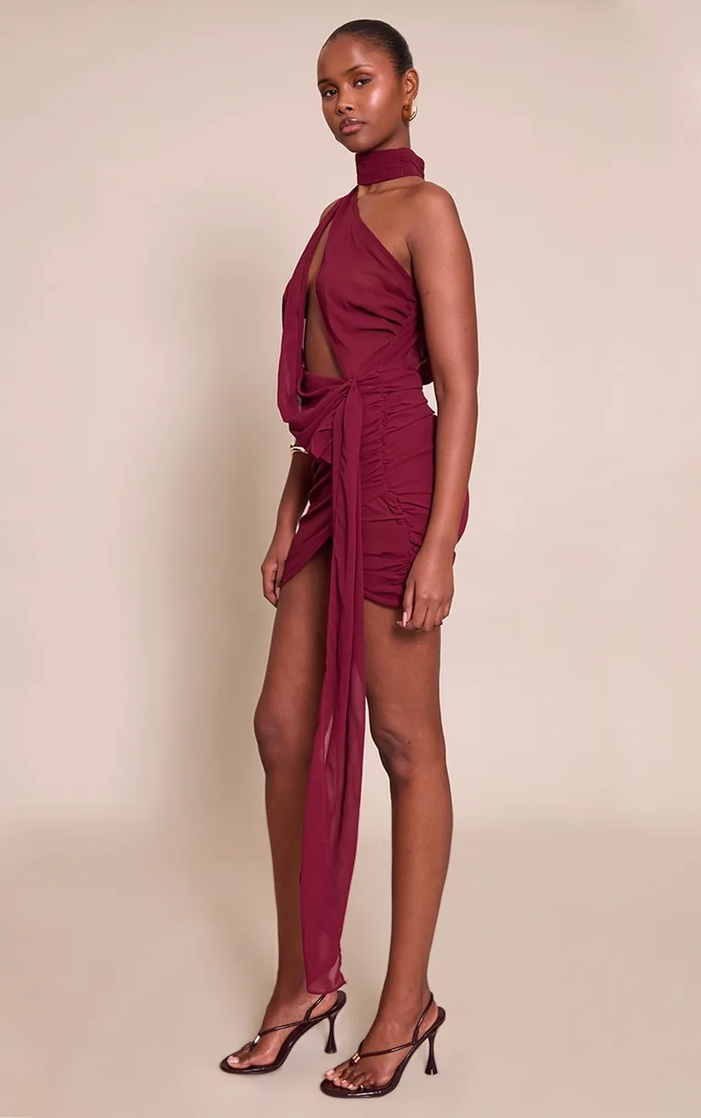 asymmetrical lace maxi dress Boho Patchwork Color:orange Collection: REACTIVE FEB 25 Mango Funnel Neck Pleated enhancing design with subtle