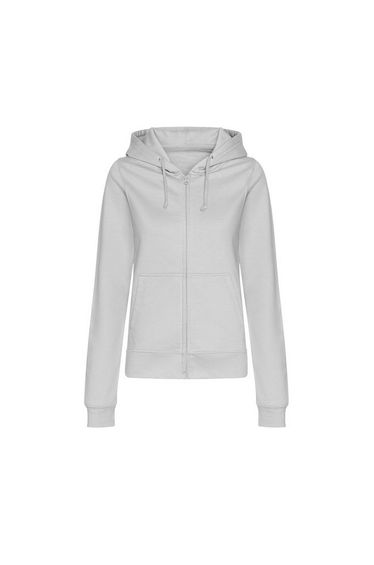Awdis Womens/Ladies College Heather Full Zip Hoodie - Heather Grey