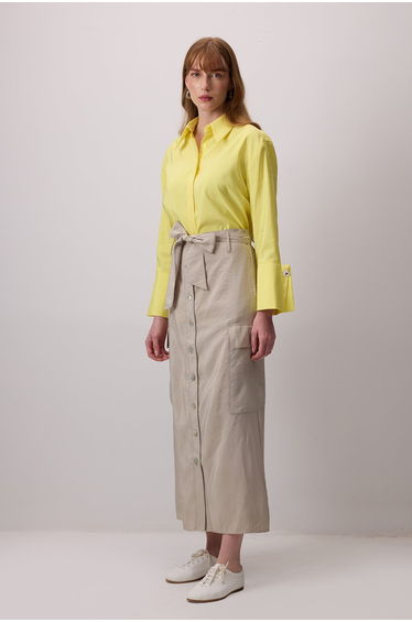CUPRA SKIRT WITH WIDE POCKET