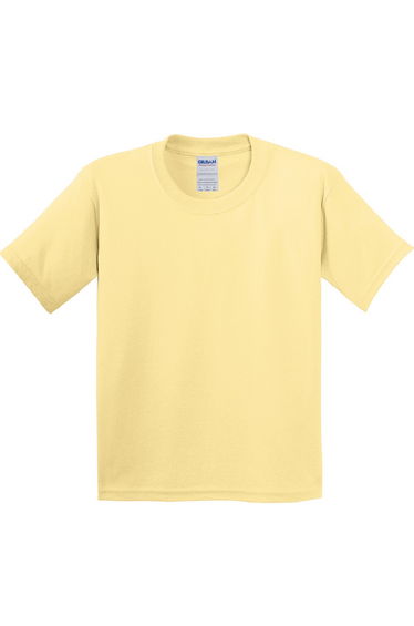 Gildan Youth Unisex Heavy Cotton T-Shirt - Yellow Haze