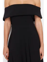 فستان - أسود - 6