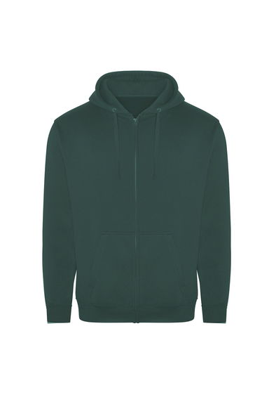 PRO RTX Mens Full Zip Hoodie - Bottle Green