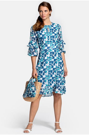 Print Chiffon Dress