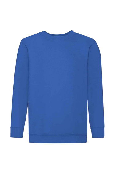 Fruit of the Loom Kids/Childrens Classic Drop Shoulder Sweatshirt - Royal Blue