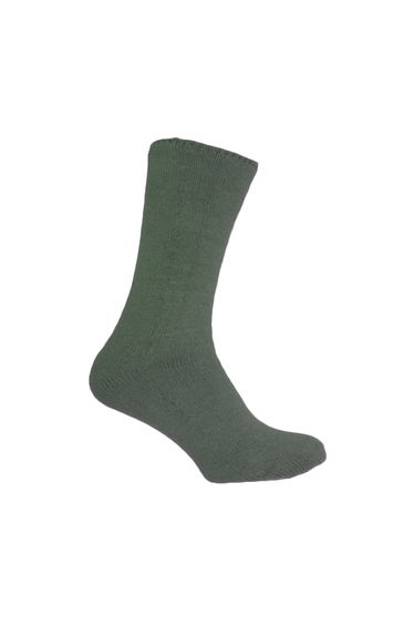 Simply Essentials Mens Heat For Your Feet Thermal Socks - Khaki