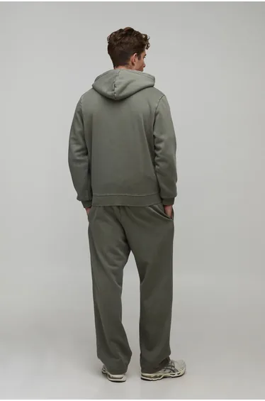 بنطلون رياضة بوهو مان أخضر بقصة مستقيمة