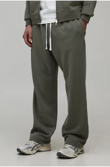 بنطلون رياضة بوهو مان أخضر بقصة مستقيمة