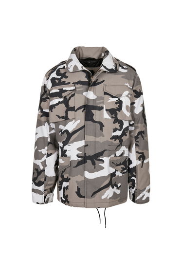 Build Your Brand Mens M65 Jacket - Urban Purple