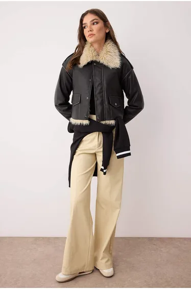 جاكيت ترينديول أسود