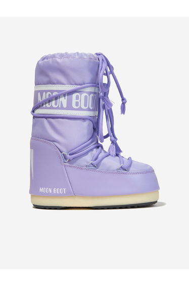 Kids Icon Nylon Snow Boots in Purple