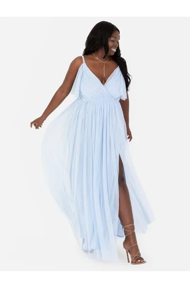 Anaya with Love Recycled Light Blue Cami Maxi Dress